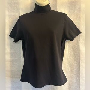 Old Navy Black Short Sleeve mock neck shirt NWT Sz-M. C17